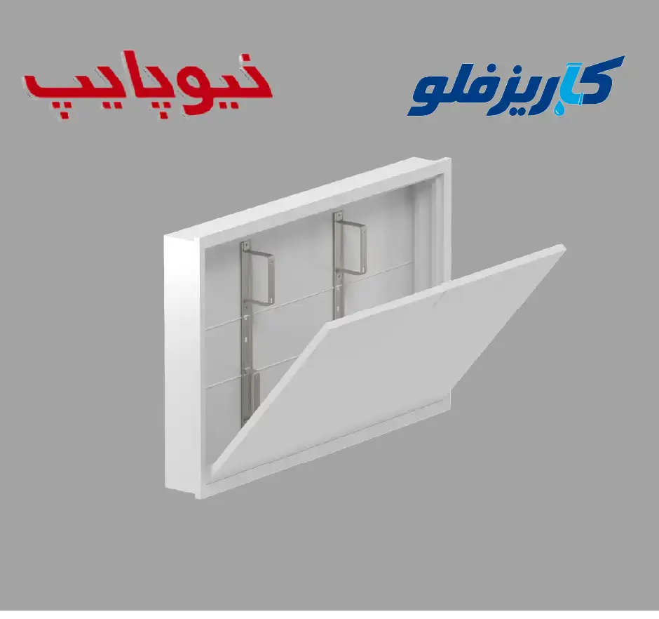 جعبه کلکتور همراه با پایه و بست نیوپایپ
