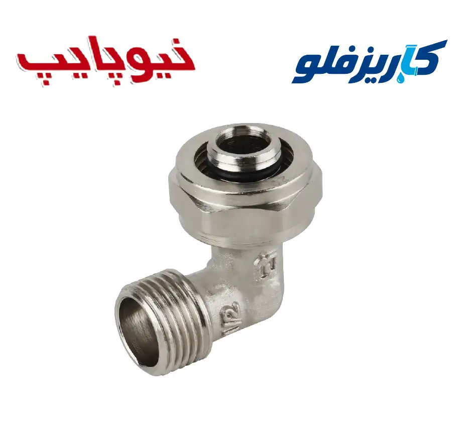 زانو 90 درجه روپیچ کوپلی نیوپایپ