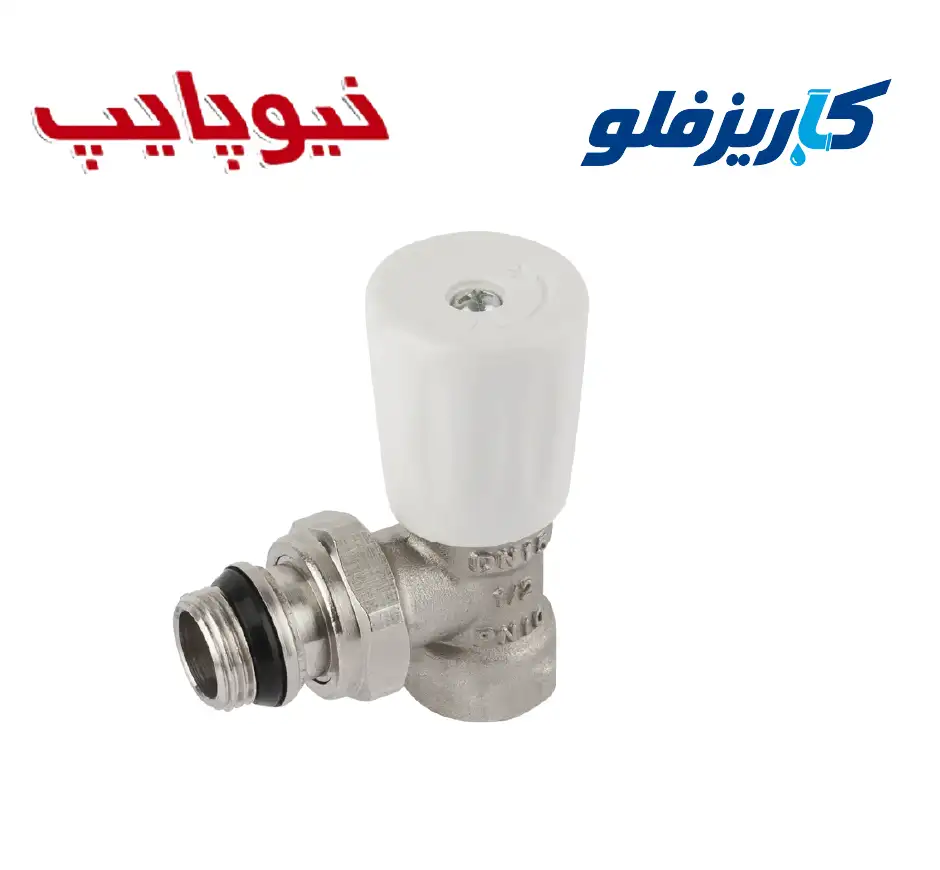شیر رادیاتور ورودی رفت نیوپایپ