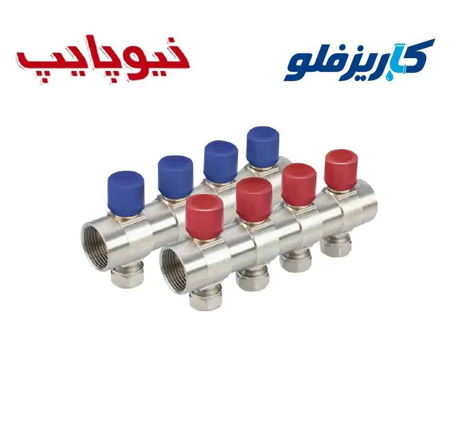 نیوکلکتور کوپلی نیوپایپ 16×1 با شیر تنظیم